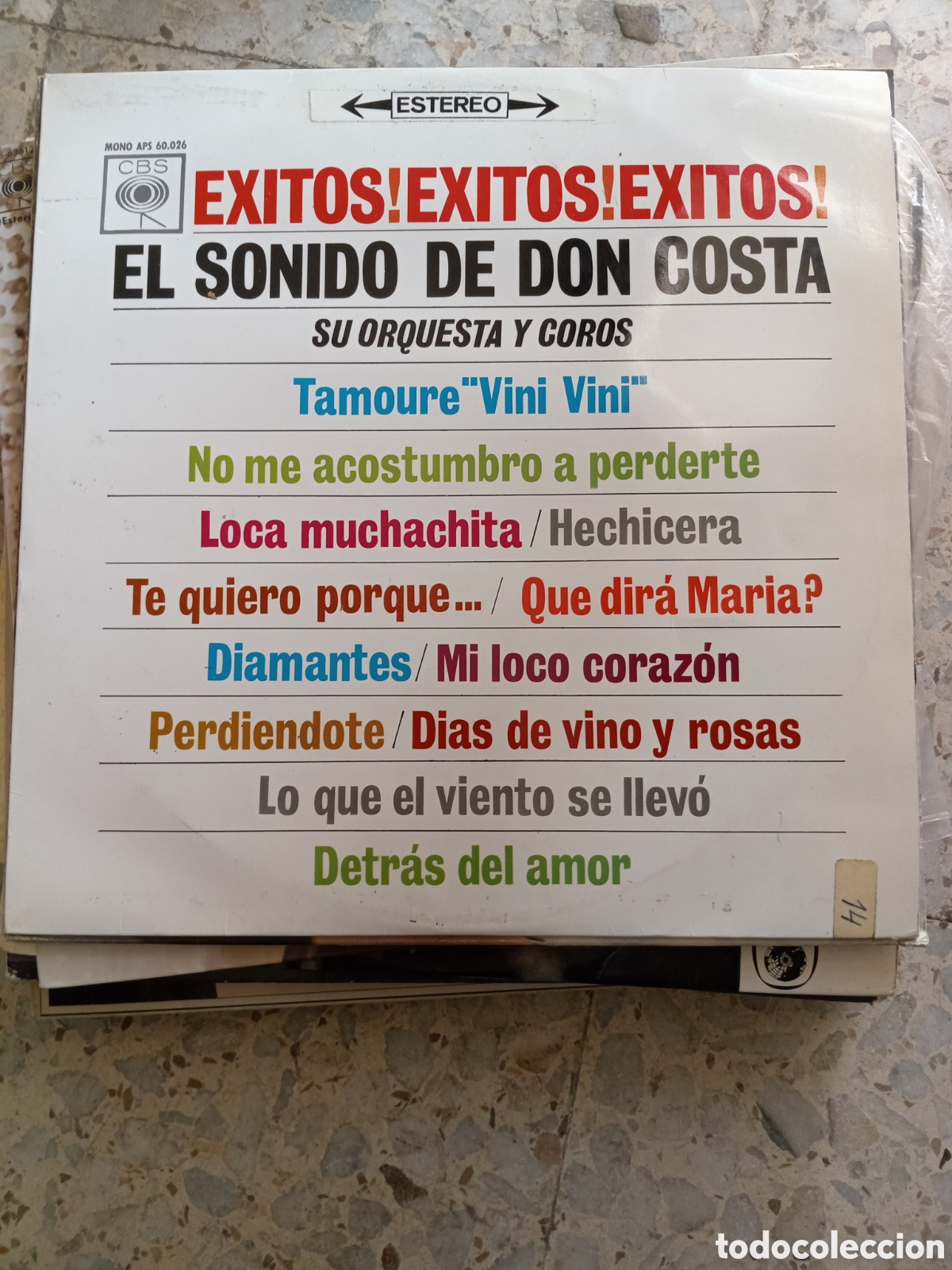 Discos de vinilo: LP EL SONIDO DE DON COSTA EXITOS EXITOS EXITOS ESPA&Ntilde;A 1963 ESTEREO - Foto 1