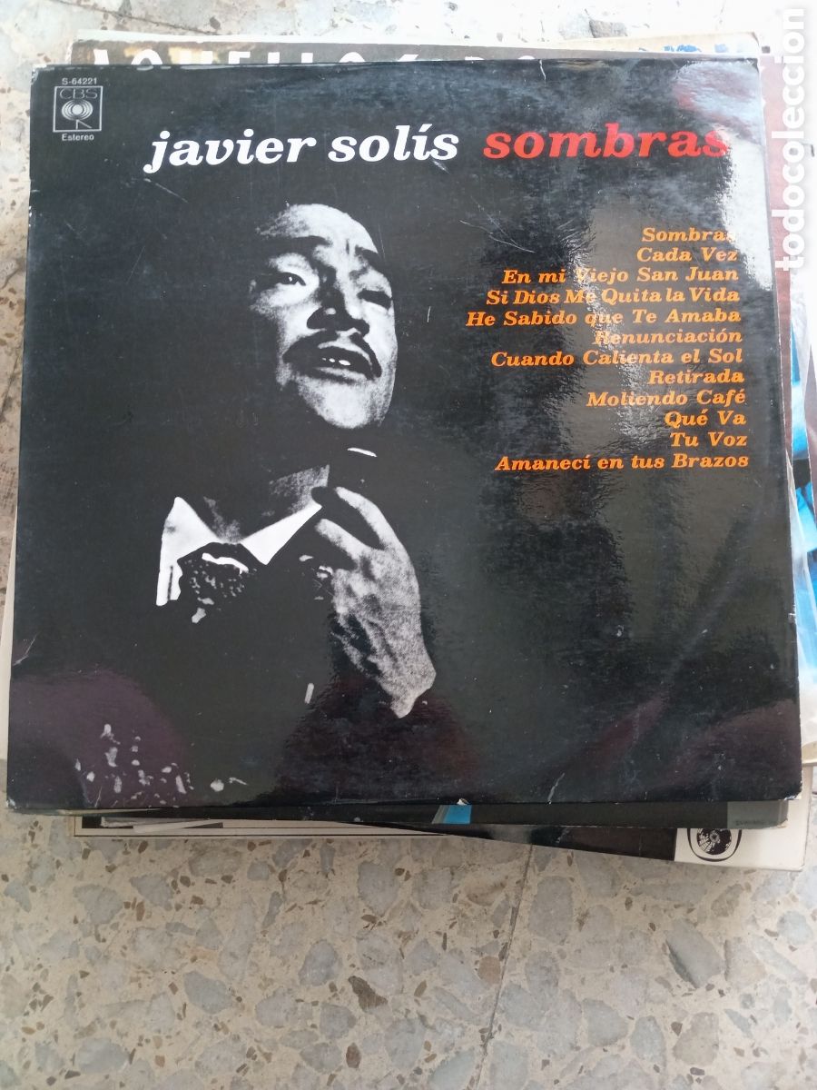 Discos de vinilo: LP JAVIER SOLIS SOMBRAS ESPA&Ntilde;A 1970 - Foto 1