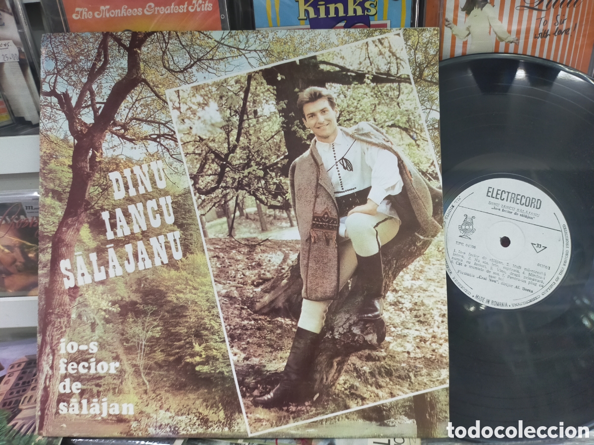Disques de vinyle: Dinu iancu salajanu LP io-s fecior de salajan Ruman&iacute;a 1994