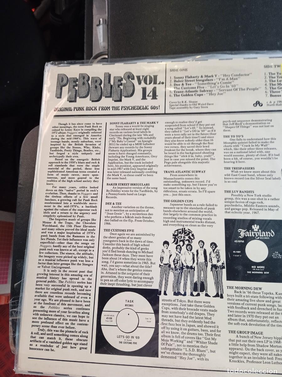 Discos de vinilo: PEBBLES VOLUME 14- VARIOS ARTISTAS. LP - Foto 2