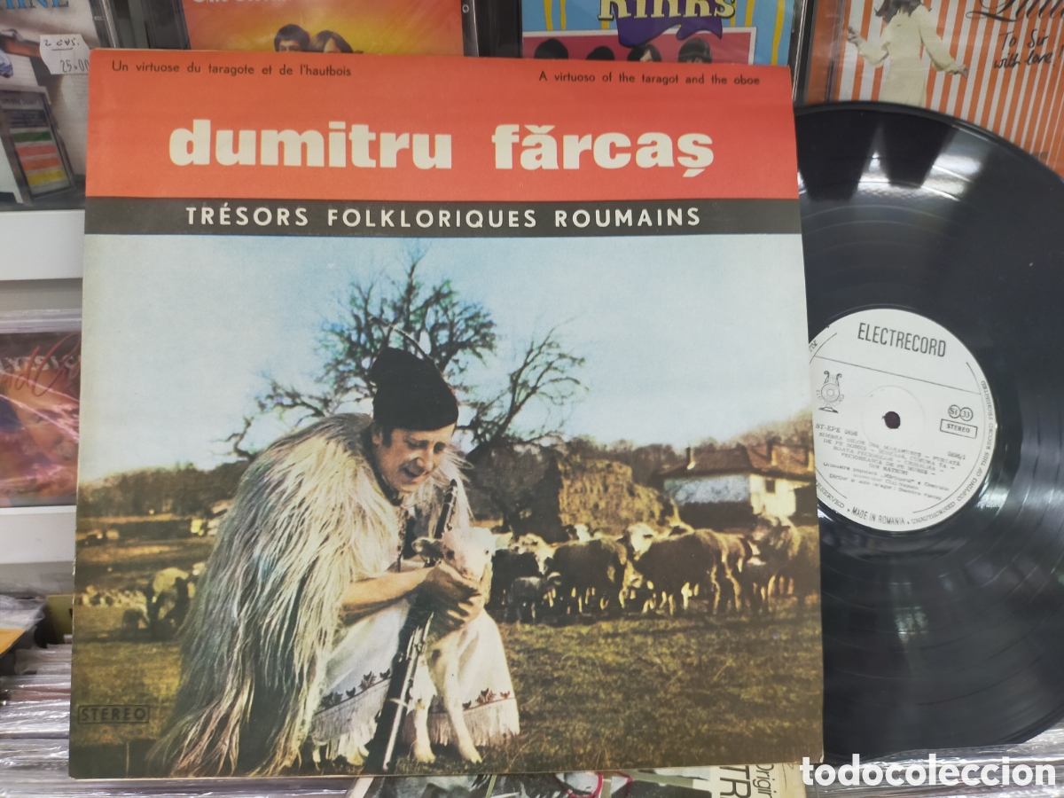 Discos de vinilo: Dumitru farcas LP tresors folkloriques roumains Ruman&iacute;a