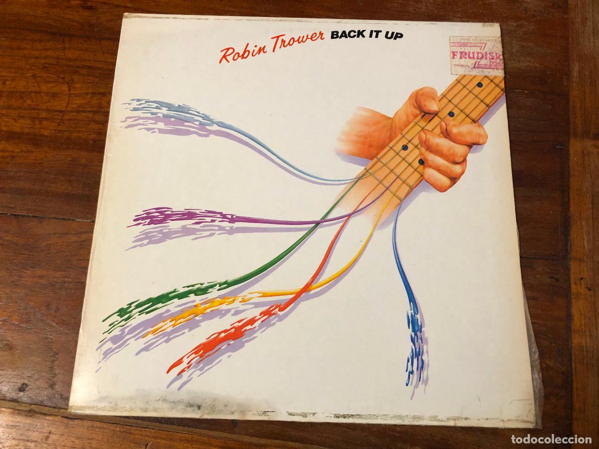 Discos de vinilo: ROBIN TROWER -BACK IT UP- (1983) LP, VINILO - Foto 1