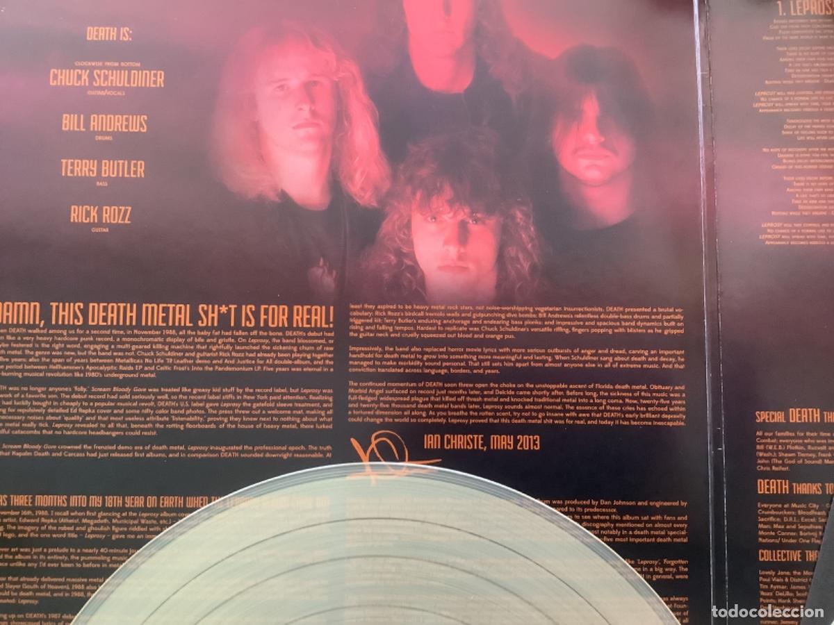 Discos de vinilo: DEATH. LEPROSY. 2018. - Foto 4