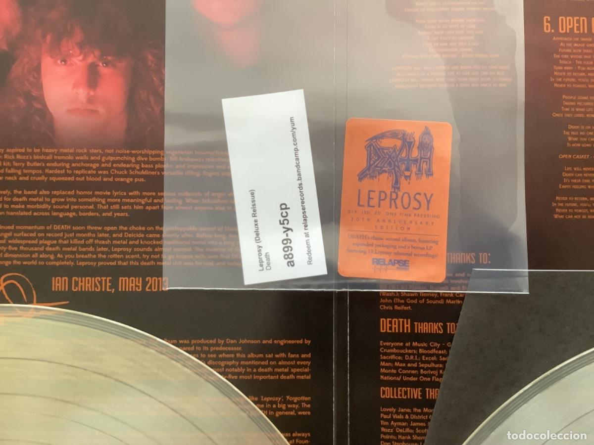 Discos de vinilo: DEATH. LEPROSY. 2018. - Foto 5
