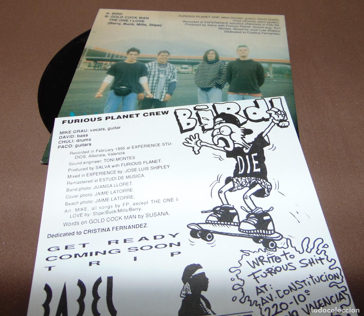 Discos de vinilo: Furious Planet &ndash; Bird - SINGLE 1995 - Foto 2