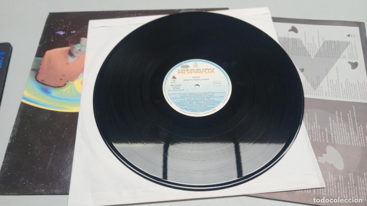 Discos de vinilo: DEVO SMOOTH NOODLE MAPS, 1990 EDICION ESPA&Ntilde;OLA - Foto 4