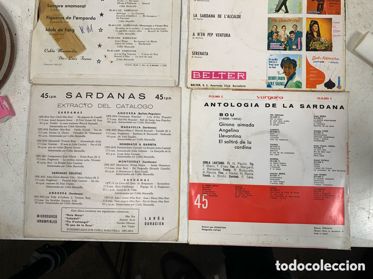 Discos de vinilo: 01_ Lote eps Sardanas - Foto 8