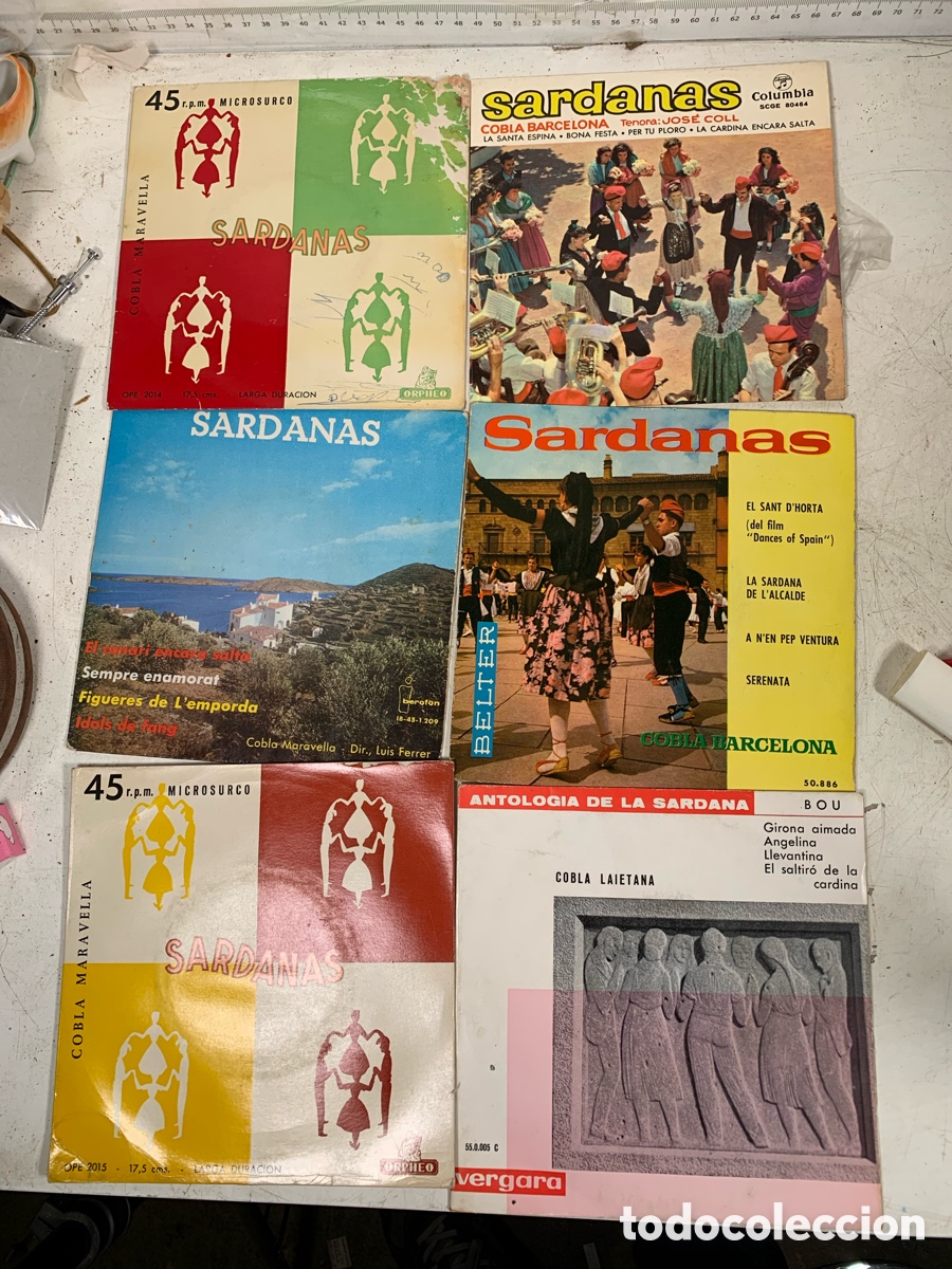 Discos de vinilo: 01_ Lote eps Sardanas - Foto 1