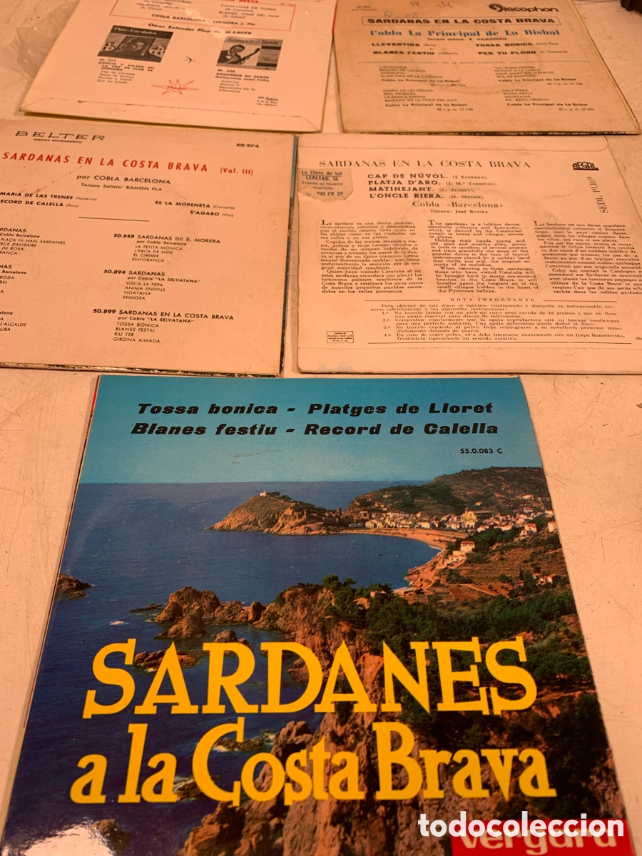 Discos de vinilo: 01_ Lote Eps Sardanas en la Costa Brava - Foto 7