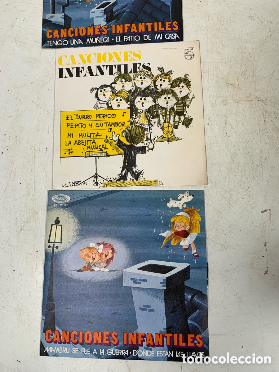 Discos de vinilo: 02_lote Eps canciones infantiles - Foto 2