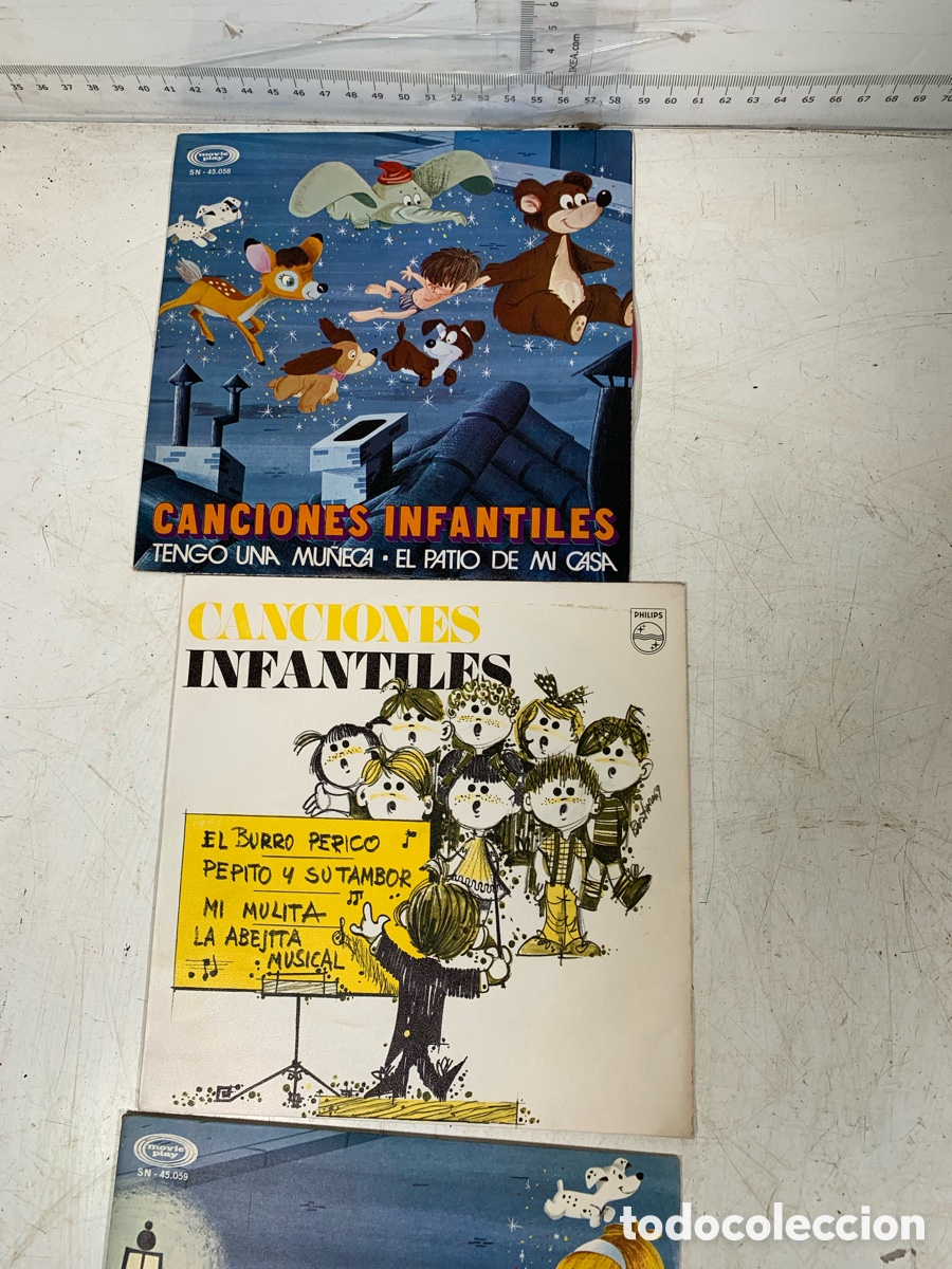 Discos de vinilo: 02_lote Eps canciones infantiles - Foto 3