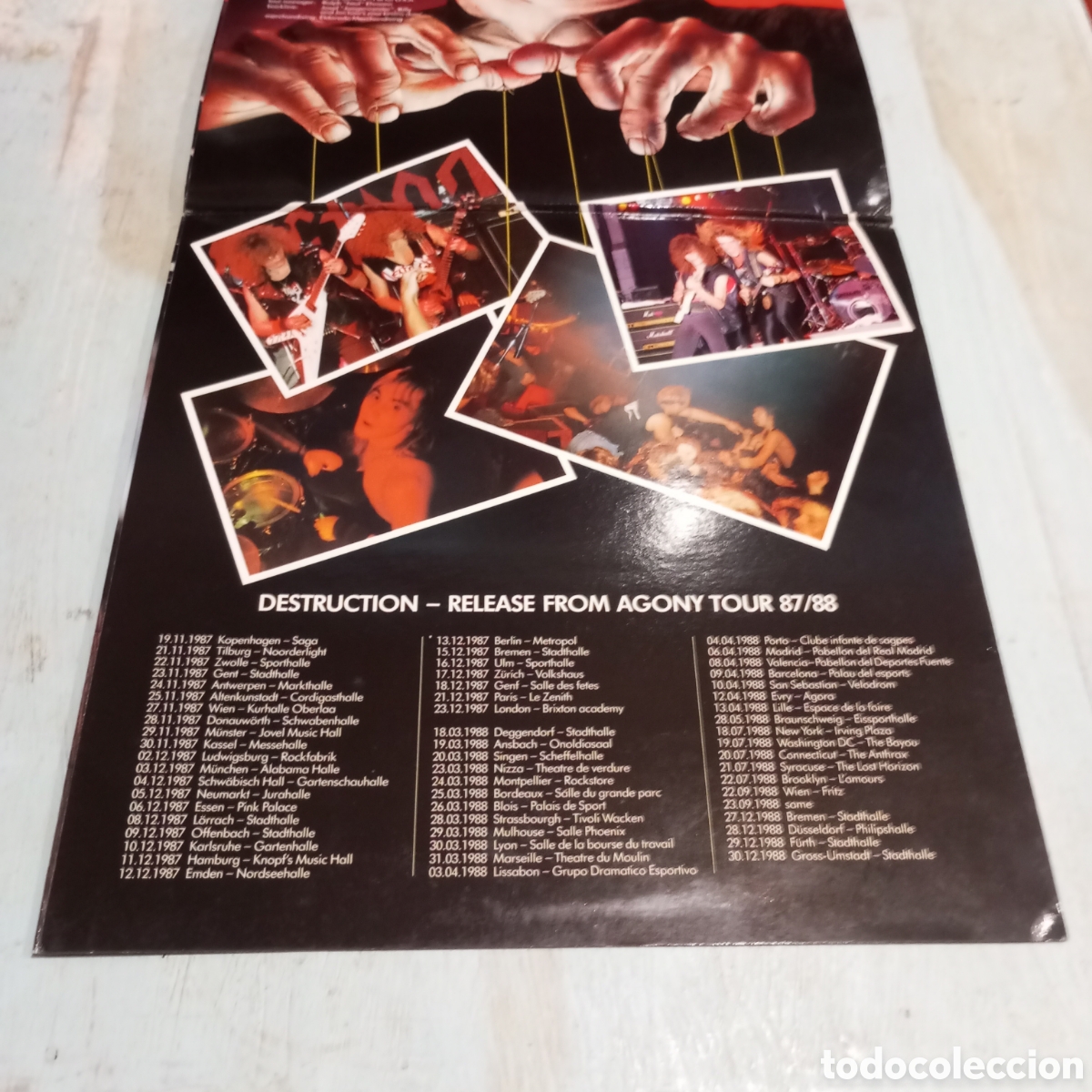 Discos de vinilo: DESTRUCTION - LIVE WITHOUT SENSE - LP GATEFOLD - Foto 4