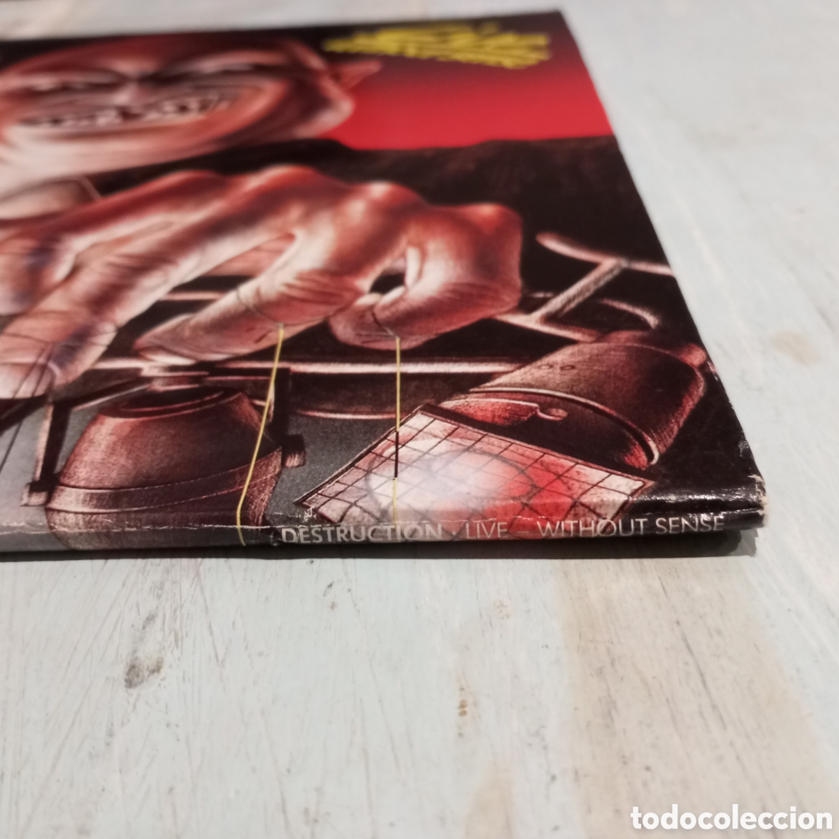 Discos de vinilo: DESTRUCTION - LIVE WITHOUT SENSE - LP GATEFOLD - Foto 6