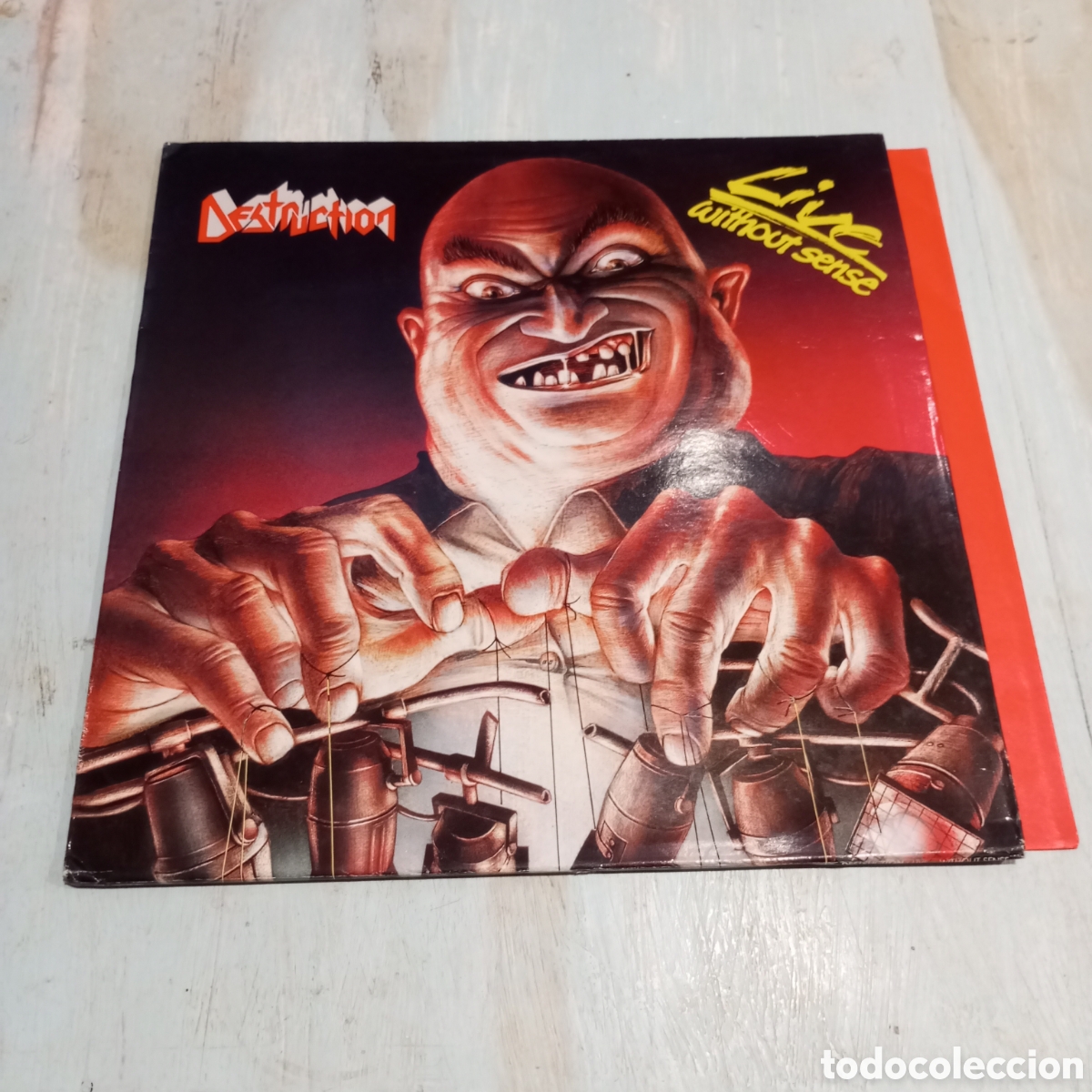 Discos de vinilo: DESTRUCTION - LIVE WITHOUT SENSE - LP GATEFOLD - Foto 1