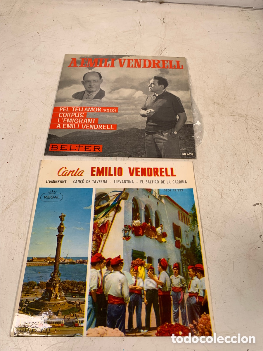 Discos de vinilo: 01\ lote Eps Emilio Vendrell - Foto 1