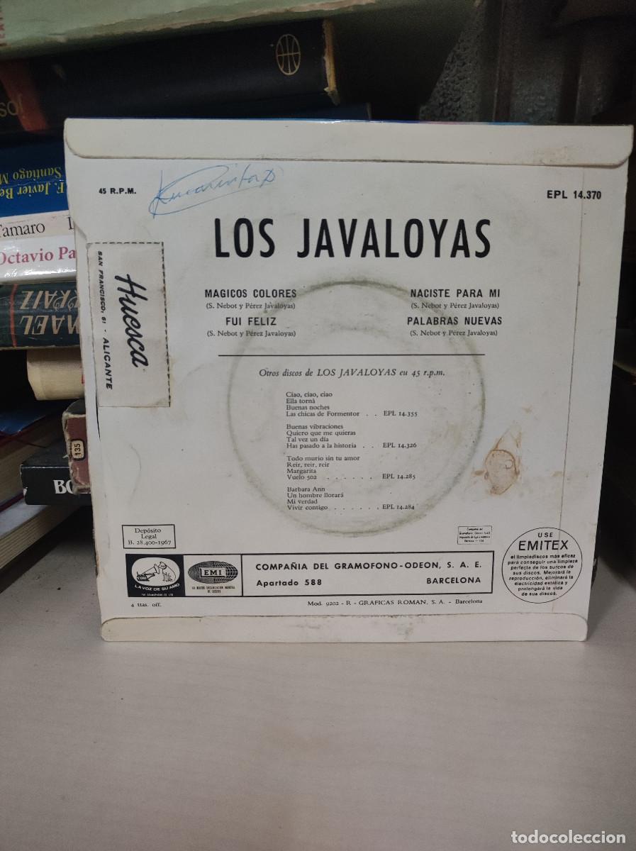 Discos de vinilo: Los Javaloyas &ndash; M&aacute;gicos Colores - Foto 2
