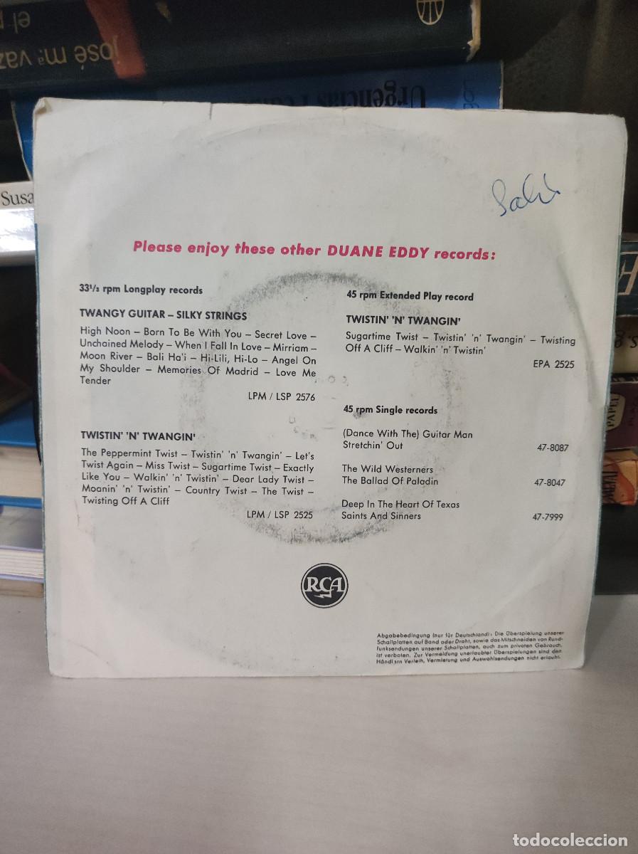Discos de vinilo: Duane Eddy &ndash; Boss Guitar / The Desert Rat - Foto 2