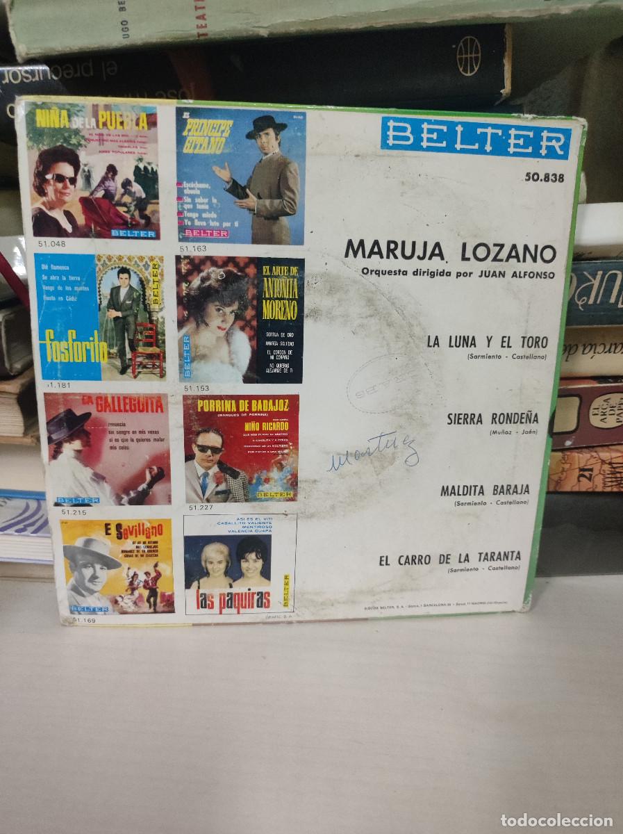 Discos de vinilo: Maruja Lozano &ndash; La Luna Y El Toro - Foto 2