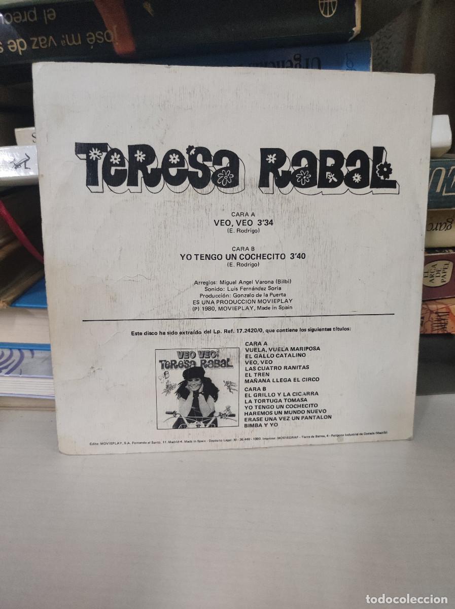Discos de vinilo: Teresa Rabal &ndash; Veo Veo - Foto 2