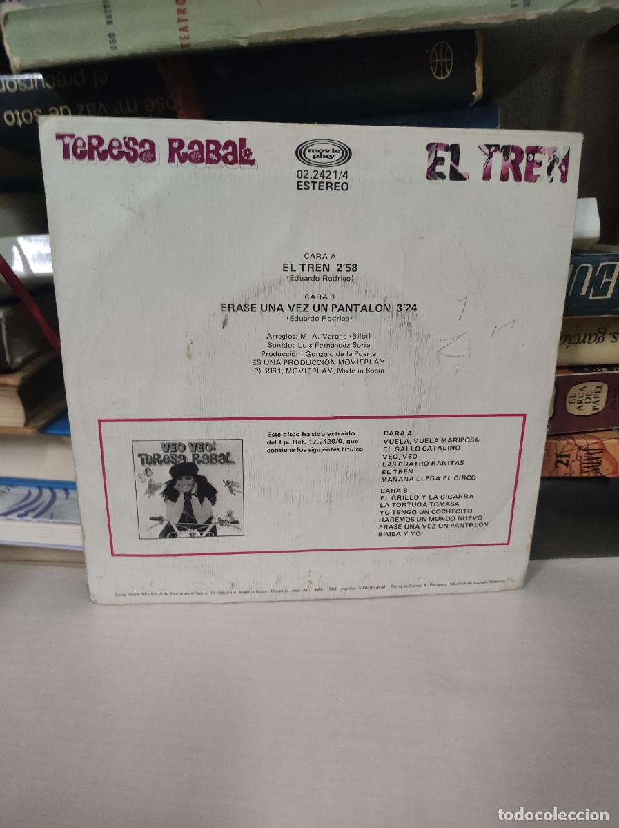 Discos de vinilo: Teresa Rabal &ndash; El Tren - Foto 2