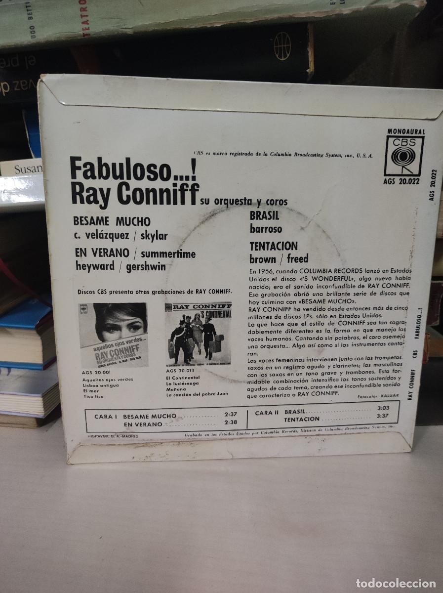 Discos de vinilo: Ray Conniff Su Orquesta Y Coros &ndash; Fabuloso...! - Foto 2