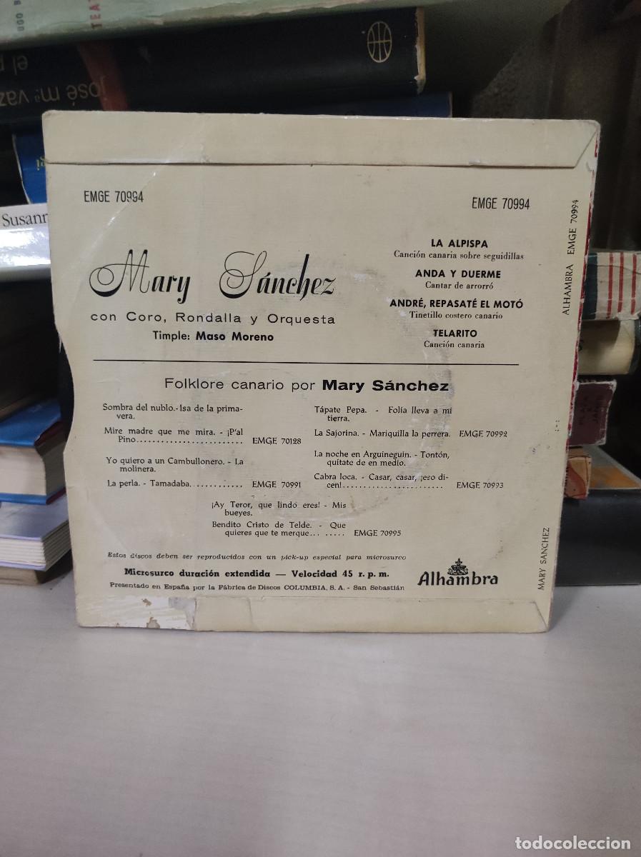 Discos de vinilo: Mary Sanchez &ndash; La Alpispa - Foto 2