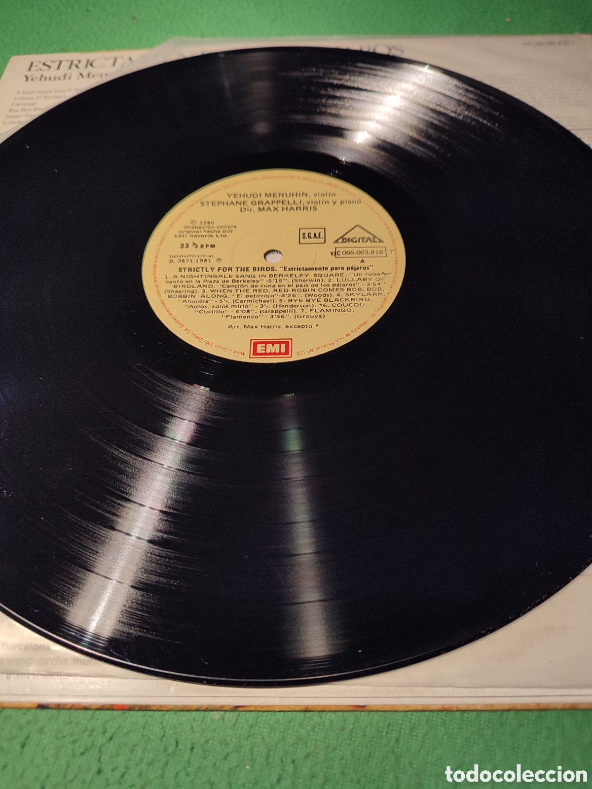 Discos de vinilo: Yehudi Menuhin & Stephane Grappelli - Estrictamente para... - Foto 3