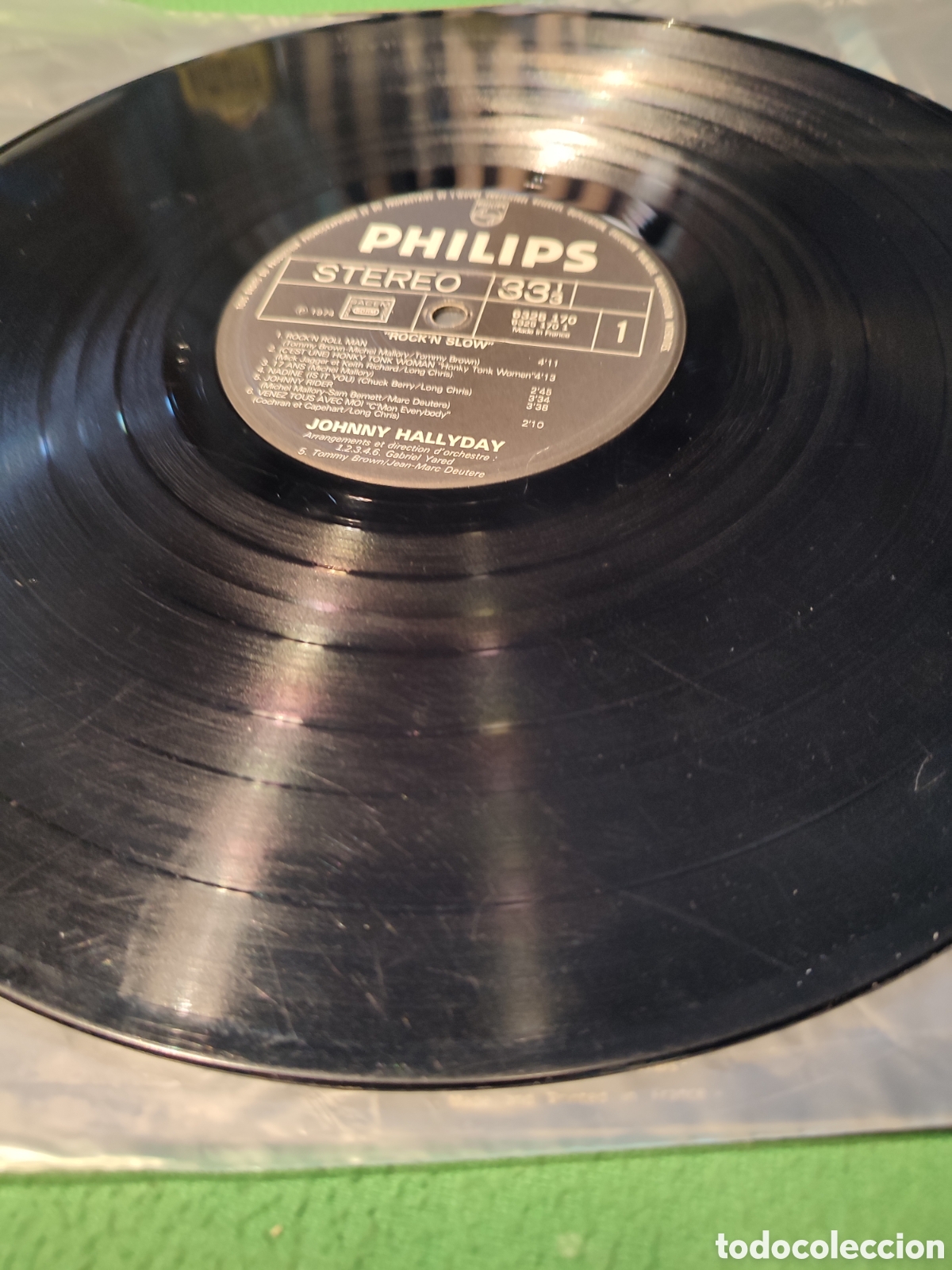 Discos de vinilo: Johnny Hallyday - Rockn slow - Foto 3
