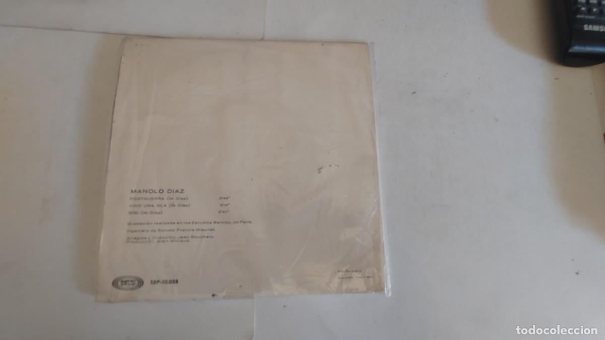 Discos de vinilo: MANOLO DIAZ-EP POSTGUERRA +2 - Foto 2