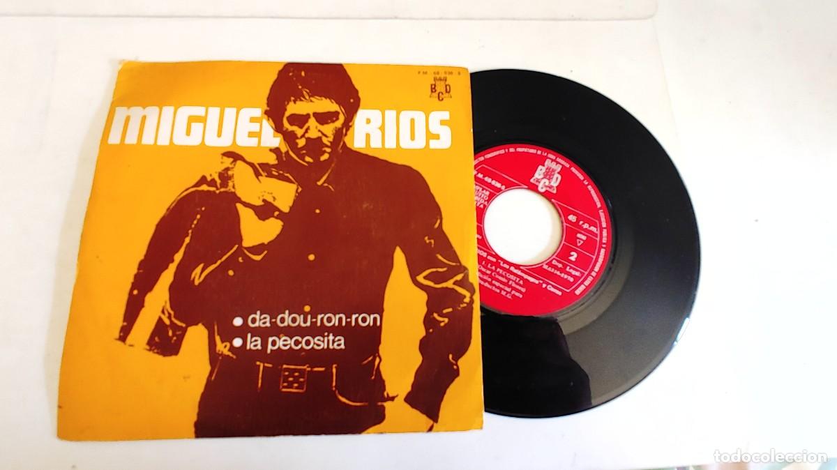 Discos de vinilo: MIGUEL RIOS-SINGLE DA DOU RON RON - Foto 1