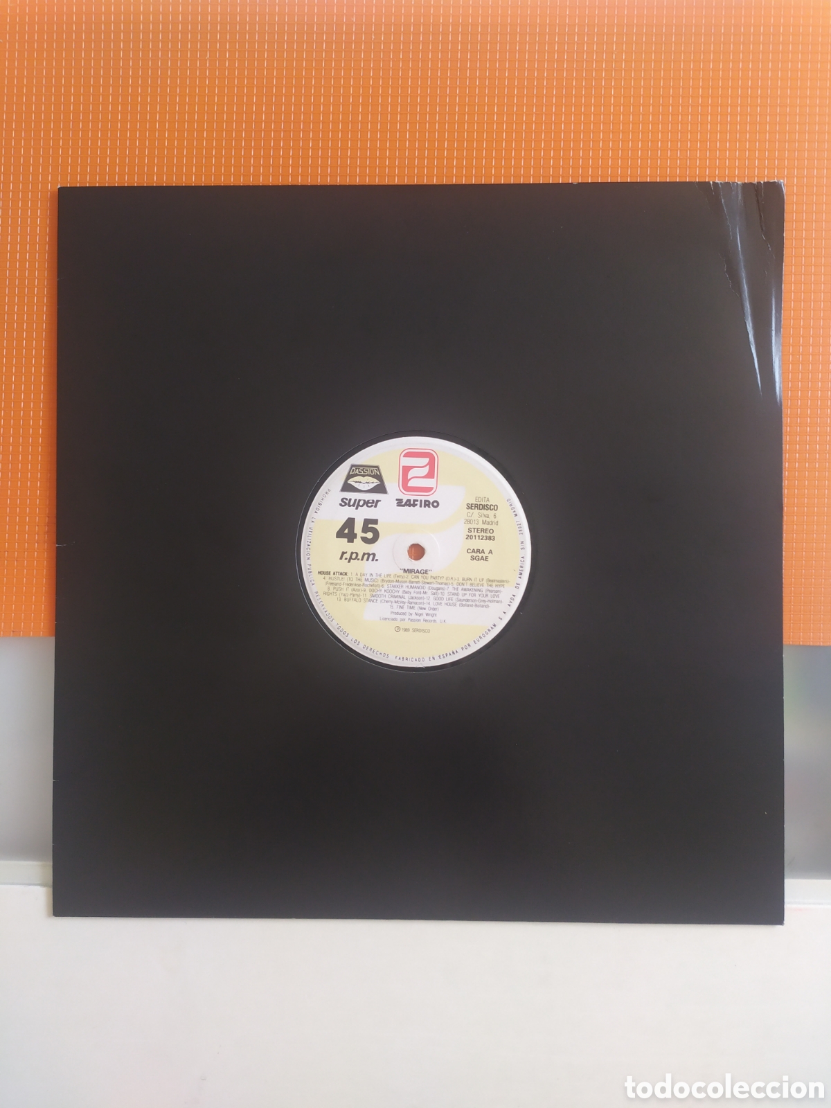 Discos de vinilo: Maxi single Mirage.&nbsp;House Attack - Foto 1