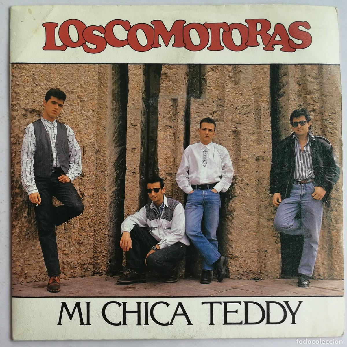 Discos de vinilo: Loscomotoras, Mi Chica Teddy Lucila, Virgin SP-COM 2 - Foto 1