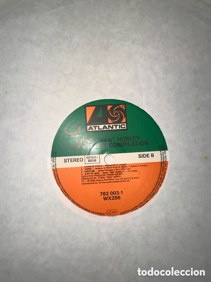 Discos de vinilo: STEVE SILK HURLEY - WORK IT OUT COMPILATION LP - Foto 2