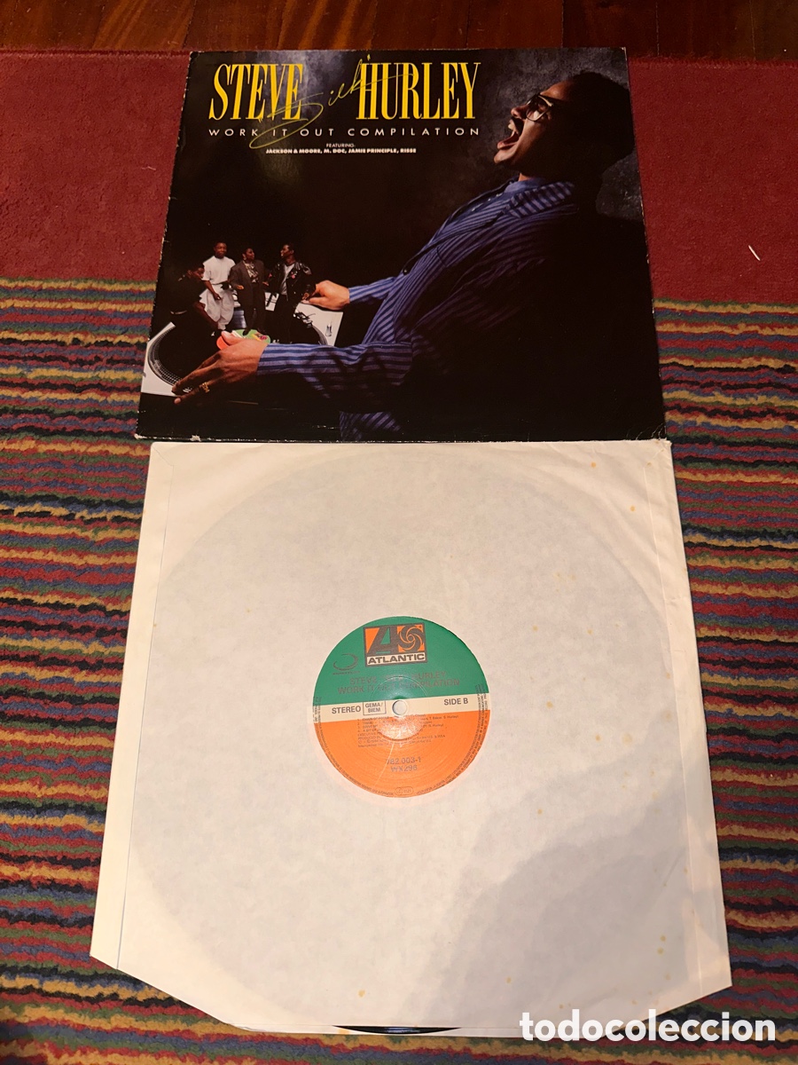 Discos de vinilo: STEVE SILK HURLEY - WORK IT OUT COMPILATION LP - Foto 1