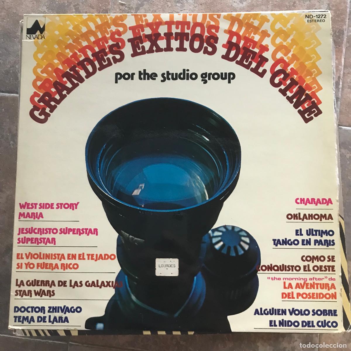 Discos de vinilo: STUDIO GROUP - GRANDES &Eacute;XITOS DEL CINE - LP NEVADA 1978 - Foto 1