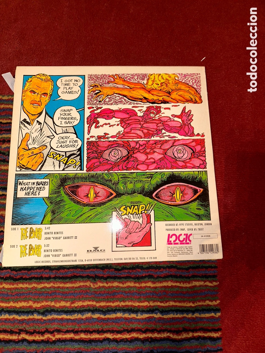 Discos de vinilo: Snap- The power maxi 12&rdquo; - Foto 2