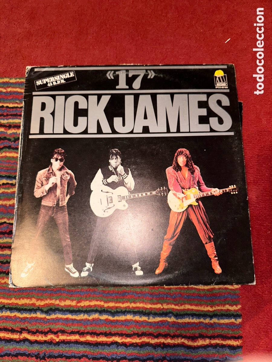 Discos de vinilo: Rick james 17 maxi 12&rdquo; con poster - Foto 1
