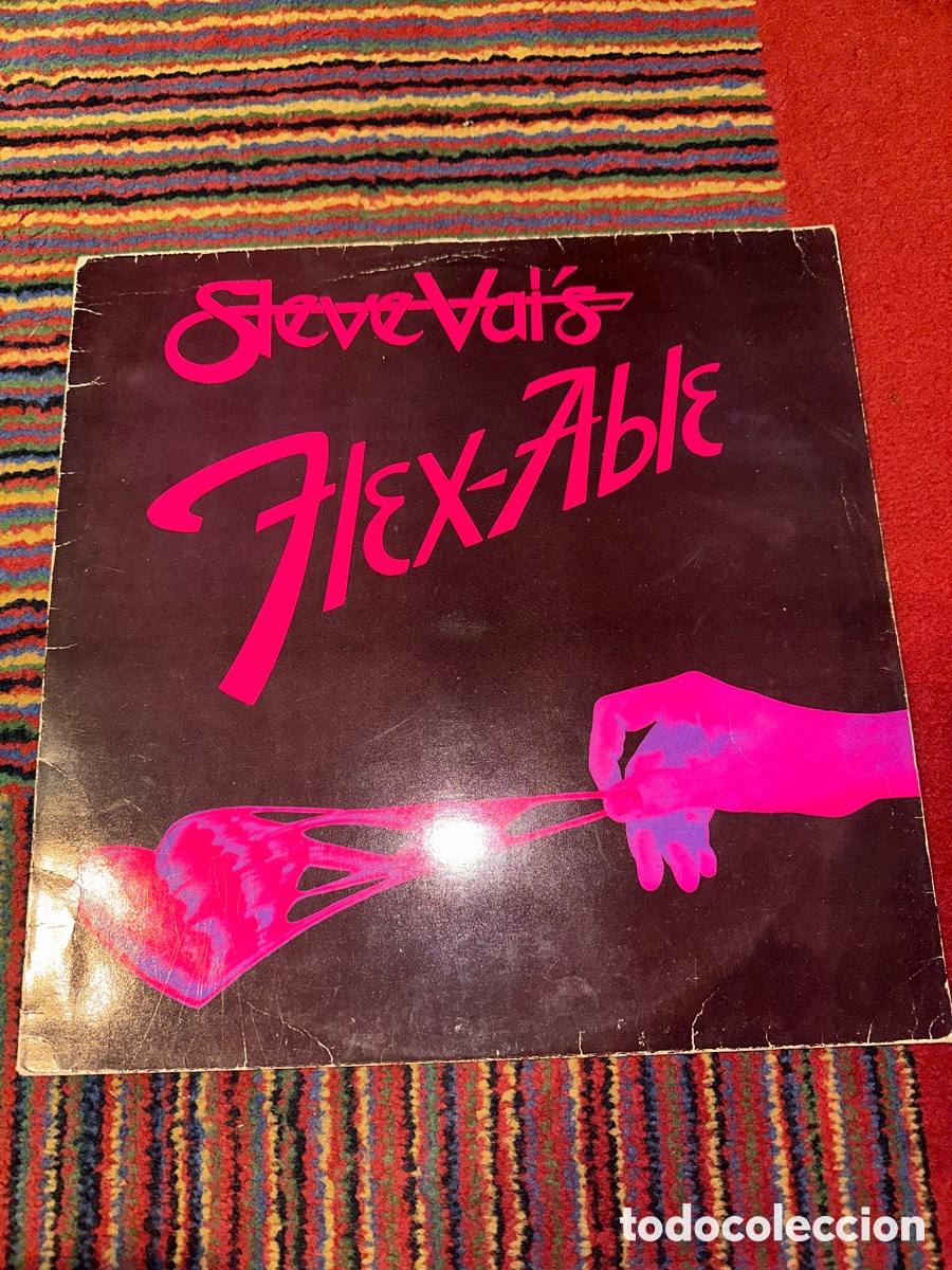 Discos de vinilo: STEVE VAI: STEVE VAI&acute;S FLEX-ABLE. Lp STUART HAMM - Foto 1