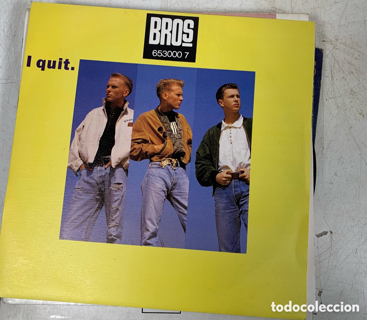 Discos de vinilo: 01_ Single Bros I Quit - Foto 1