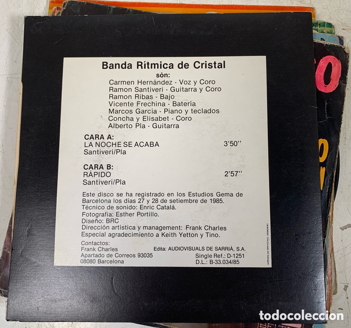 Discos de vinilo: 01_ banda r&iacute;tmica de cristal - Foto 2