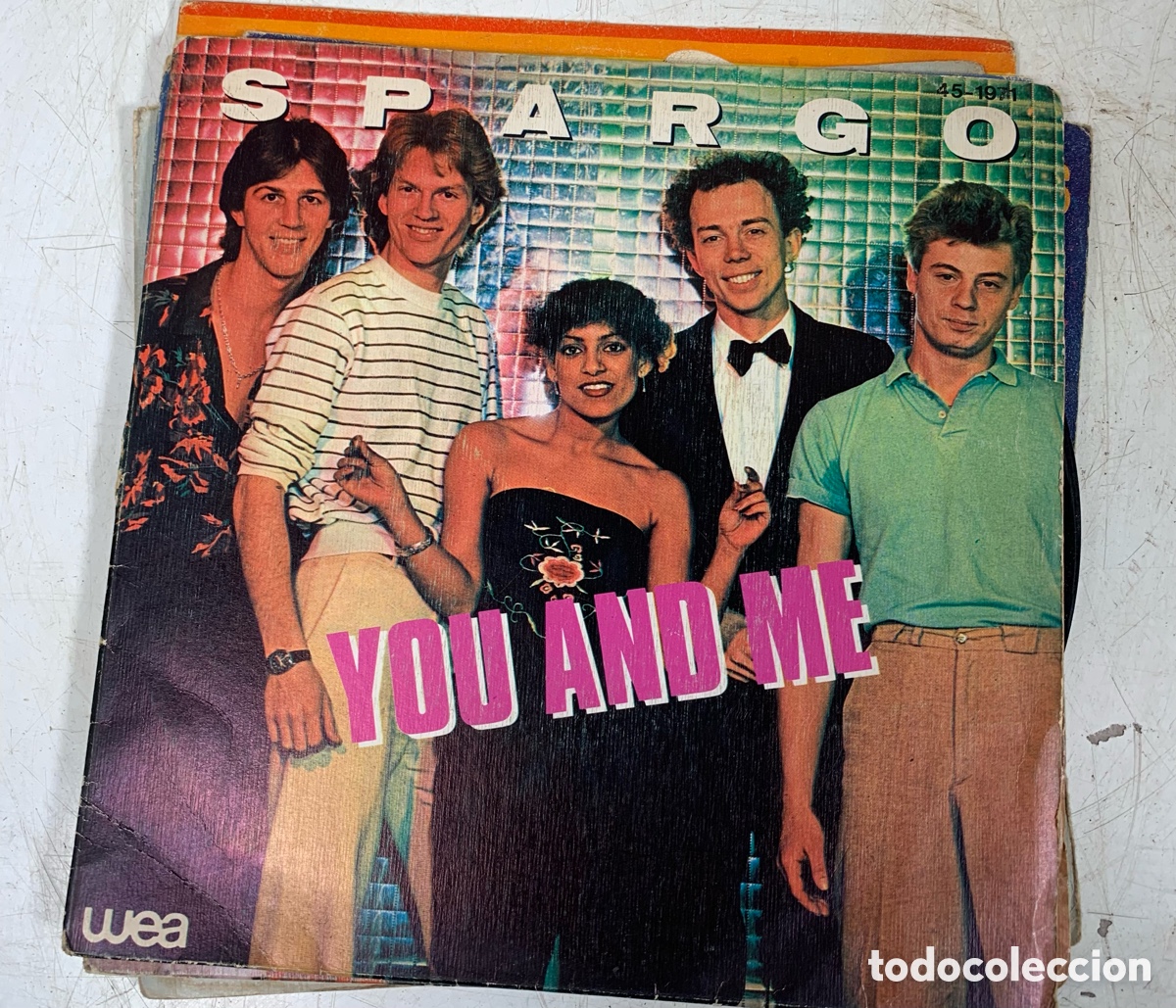 Discos de vinilo: 01_ SPARGO. YO AND ME. WORRY. SINGLE - Foto 1