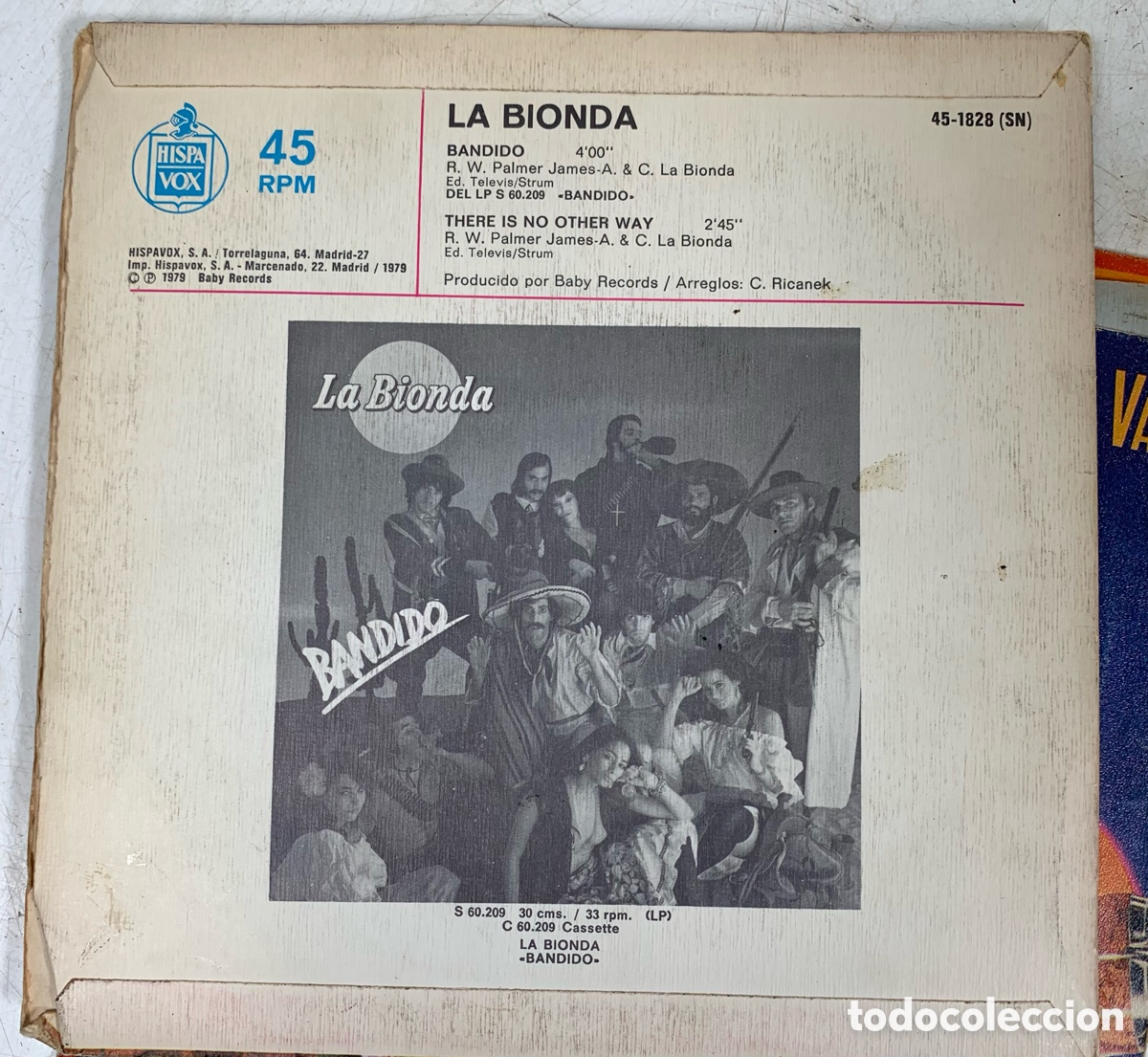 Discos de vinilo: 01_ Ep la vionda Bandido - Foto 2