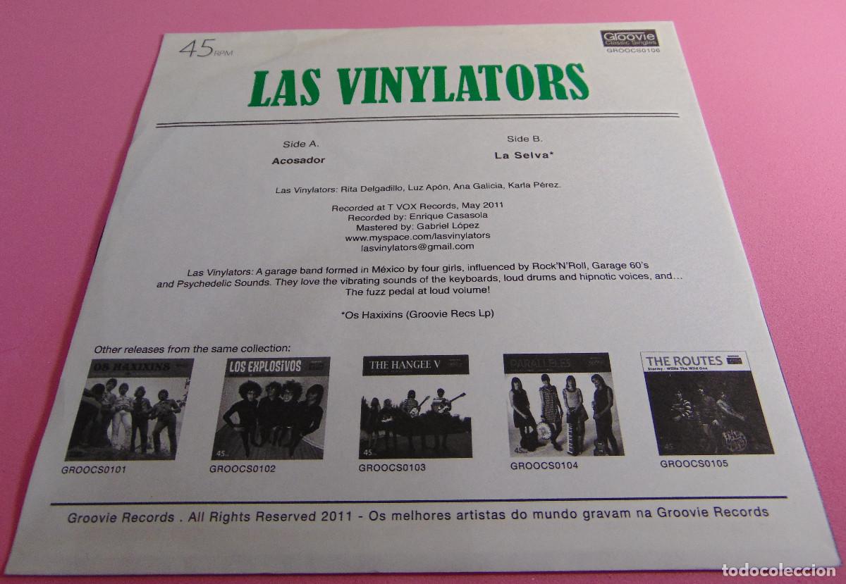 Discos de vinilo: Las Vinylators &ndash; Acosador - SINGLE 2011 - Foto 2