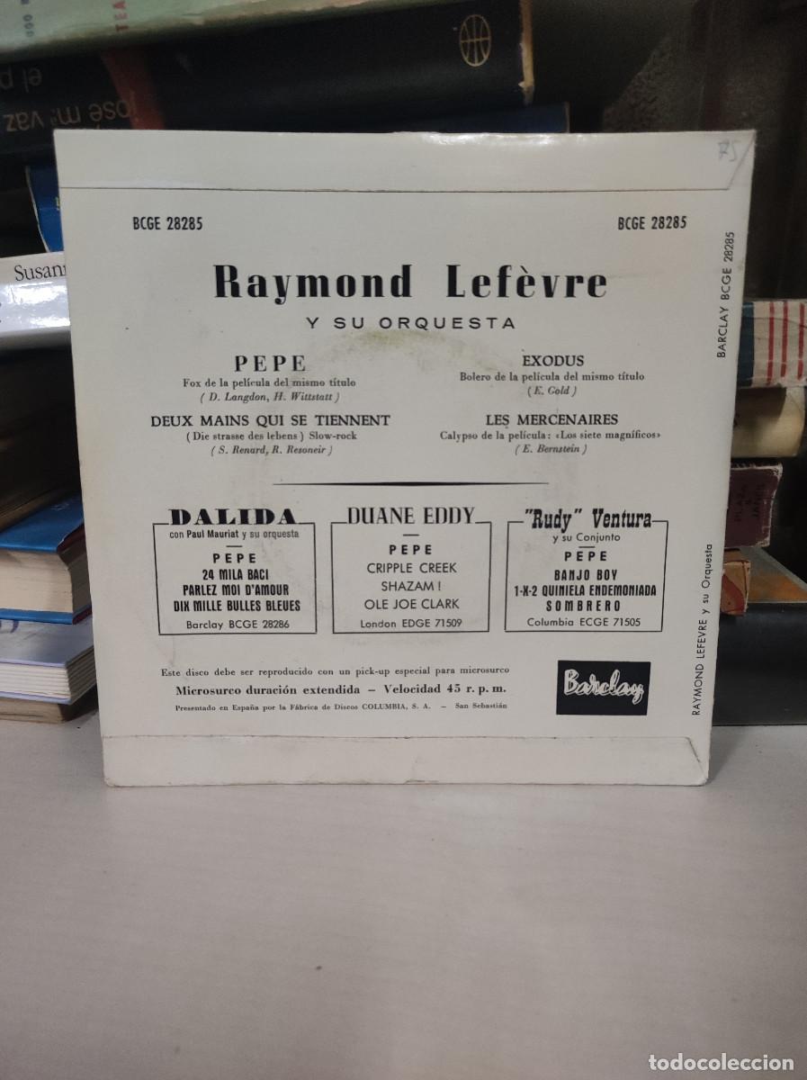 Discos de vinilo: Raymond Lef&egrave;vre Y Su Orquesta &ndash; Pepe - Foto 2