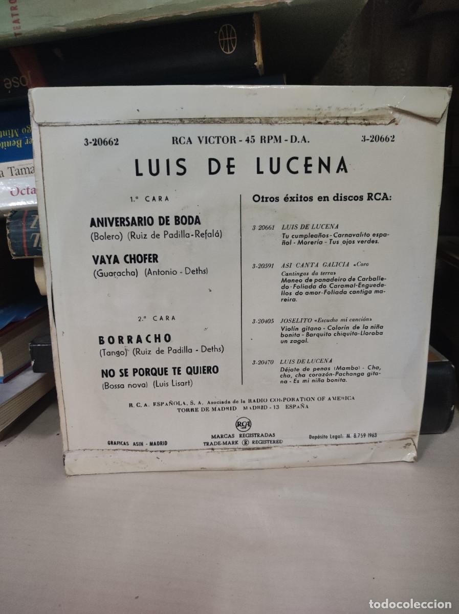 Discos de vinilo: Luis De Lucena &ndash; Aniversario De Boda - Foto 2