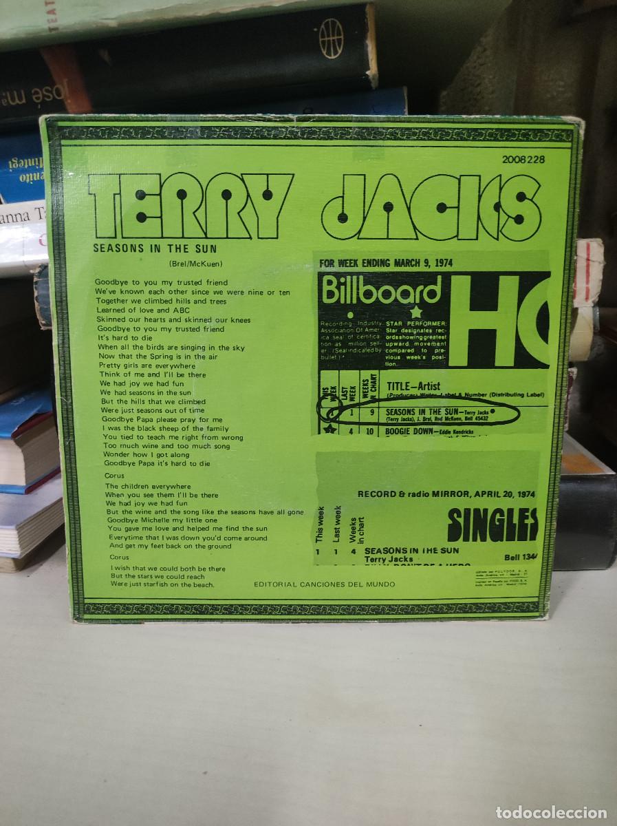 Discos de vinilo: Terry Jacks &ndash; Seasons In The Sun - Foto 2
