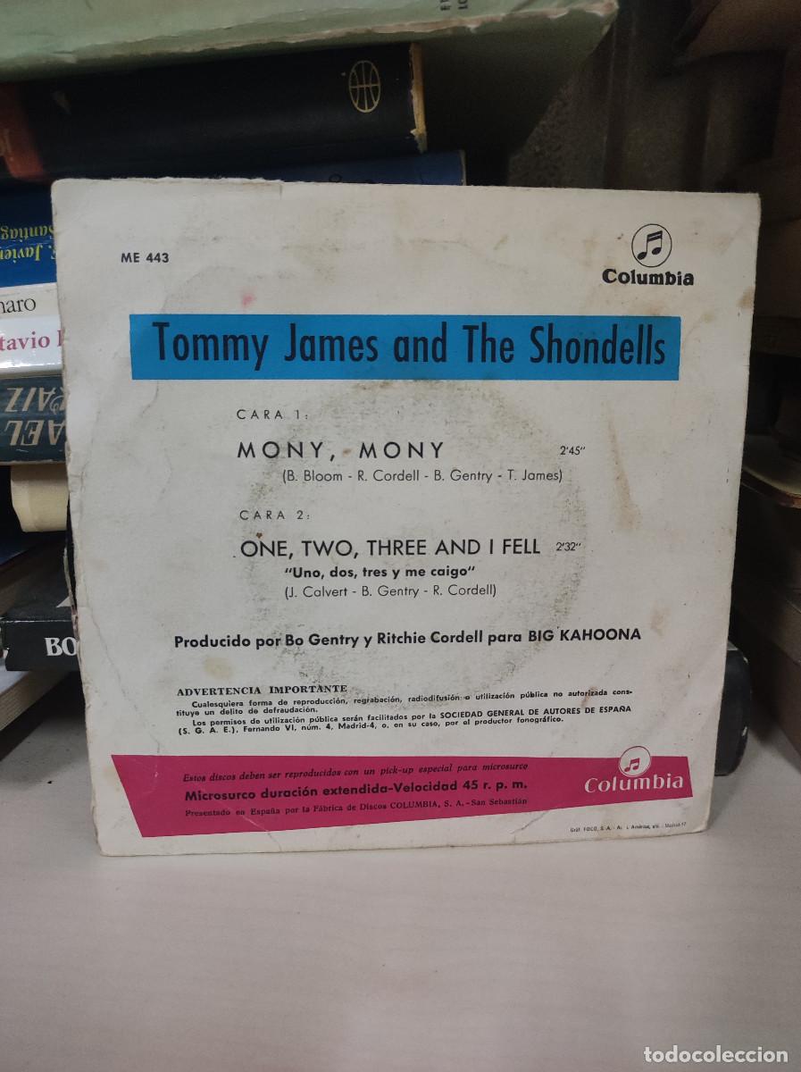Discos de vinilo: Tommy James And The Shondells &ndash; Mony, Mony - Foto 2