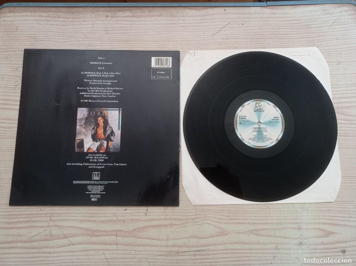 Discos de vinilo: Georgio - Bedrock - Maxi Single - Foto 2