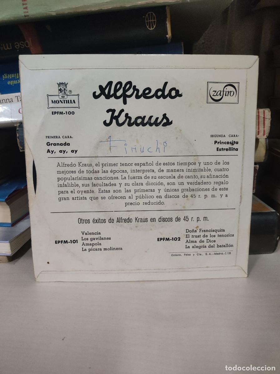 Discos de vinilo: Alfredo Kraus &ndash; Granada - Foto 2