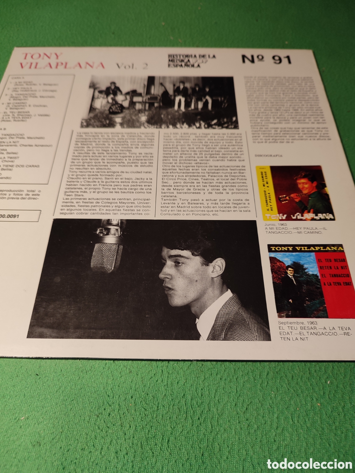 Discos de vinilo: Tony Vilaplana - Vol 2 - Foto 2